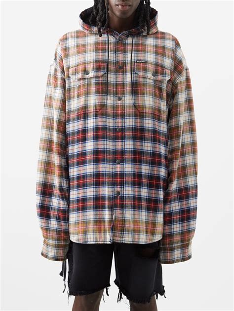 balenciaga flannel.